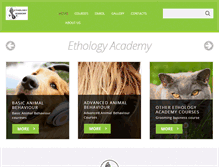 Tablet Screenshot of ethology.co.za
